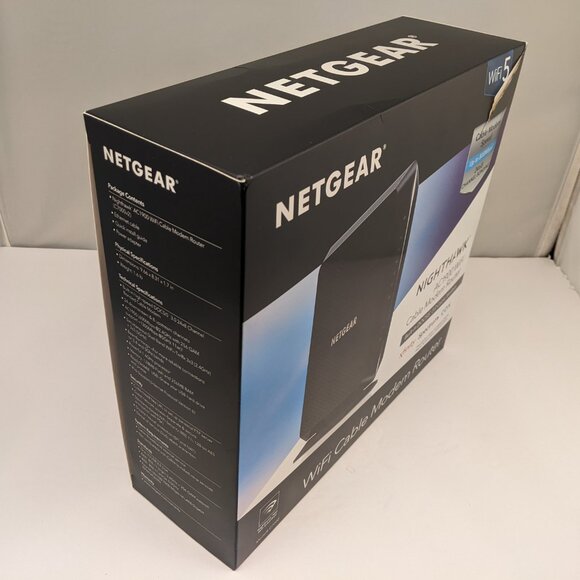NETGEAR AC1900 Nighthawk DOCSIS 3.0 1.9Gbps Cable Modem + WiFi Router | C7000v2 - Picture 8 of 15
